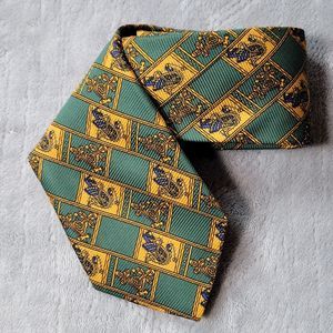 BSL Celtic Tie Collection Ireland Hand Finished 58" x 3.5" Polyester Green Gold